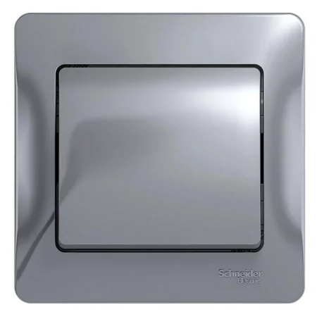 Выключатель 1-кл. СП Glossa 10А IP20 (сх. 1) 10AX в сборе алюм. SE 