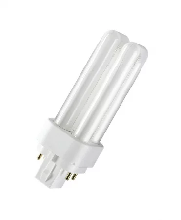 Лампа люминесцентная компактная DULUX D/E 18Вт/830 G24q-2 OSRAM 