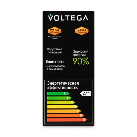 Лампа светодиодная Loft Led ST64 4Вт 3000К E27 Voltega 