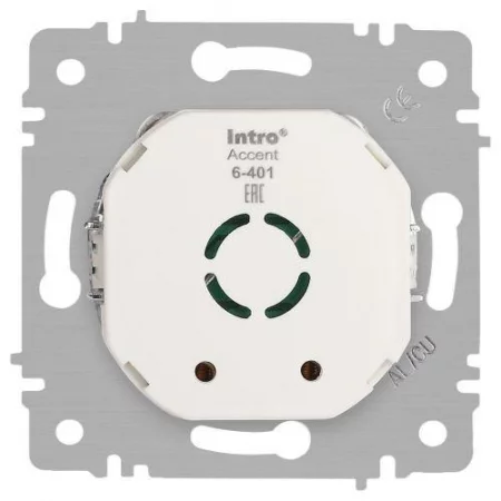 Светорегулятор поворотный СП Accent 6-401-01М 600Вт 230В IP20 бел. матов. Intro 
