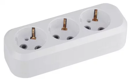 Колодка удлинителя 3-м с заземл. KX-3e Эра 