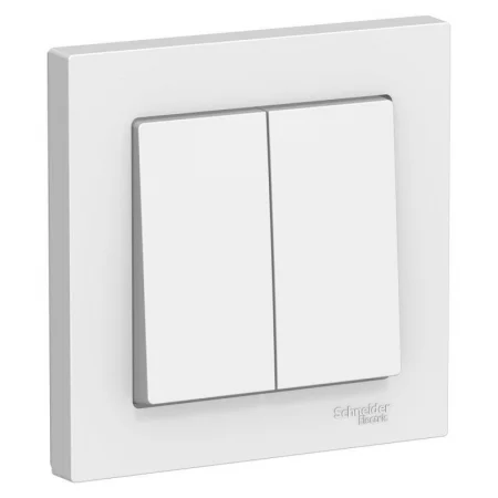 Выключатель 2-кл. СП AtlasDesign 10А IP20 (сх. 5) 10AX в сборе бел. SE 