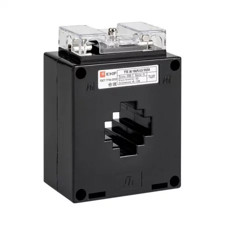 Трансформатор тока ТТЕ 30 150/5А кл. точн. 0.5 5В.А EKF /tc-30-150