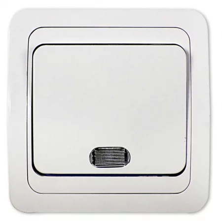 Выключатель 1-кл. СП Classico 2121 10А IP20 с подсветкой бел. ASD / IN HOME 