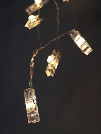 Гирлянда "Прищепки" ILD-10WW-BO-PN 10LED тепл. бел. 1.8м IP20 (2хАА не в компл.) SHLights 
