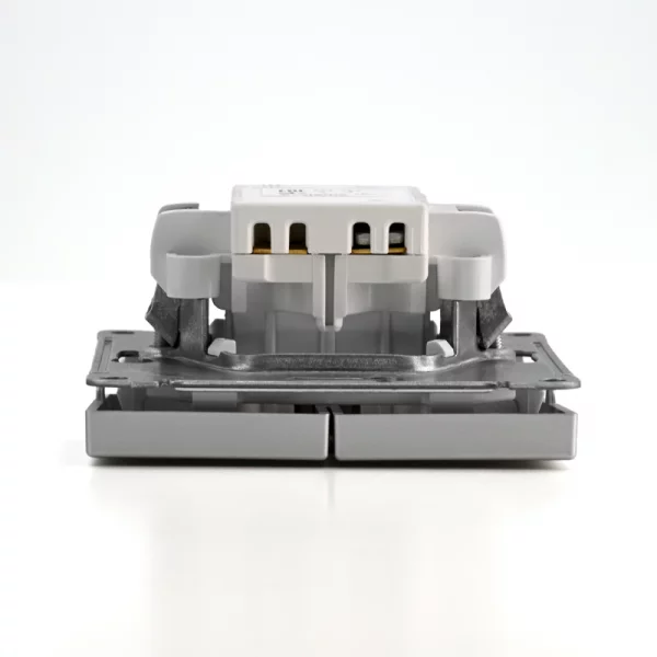 Выключатель для жалюзи 2-кл. ArtGallery 2х (сх. 4) 10А механизм алюм. SE 