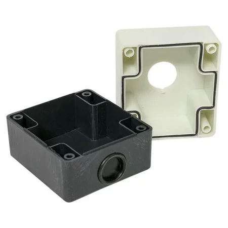 Корпус КП 101 1 кнопка бел. EKF 