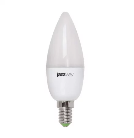 Лампа светодиодная PLED-DIM 7Вт C37 свеча 3000К тепл. бел. E14 540лм 220-240В диммир. JazzWay 