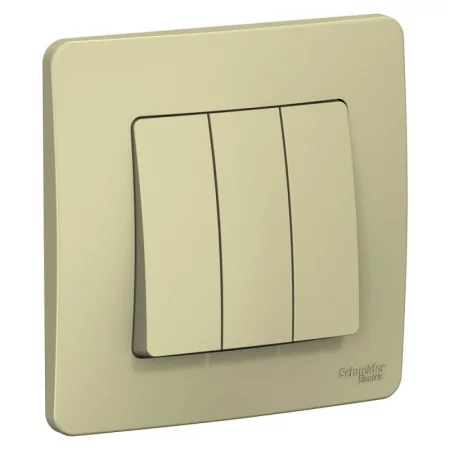 Выключатель 3-кл. СП Blanca 10А IP20 (сх. 1+1+1) 250В беж. SE 
