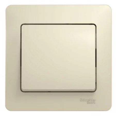 Выключатель 1-кл. СП Glossa 10А IP20 (сх. 1) 10AX в сборе беж. SE 