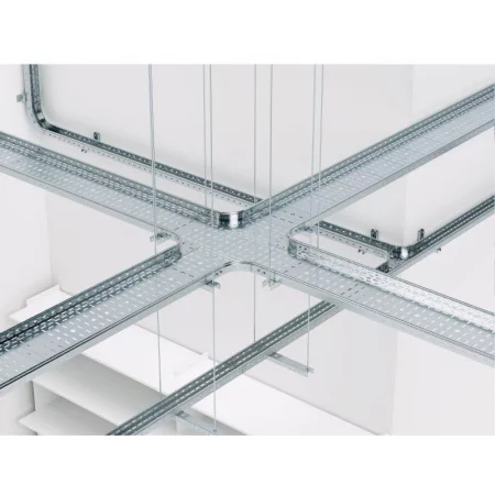 Лоток листовой перфорированный 100х50 L3000 сталь 0.6мм S3 DKC 