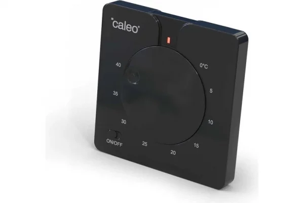 Терморегулятор C430 black встраиваемый аналоговый 3.5кВт CALEO 