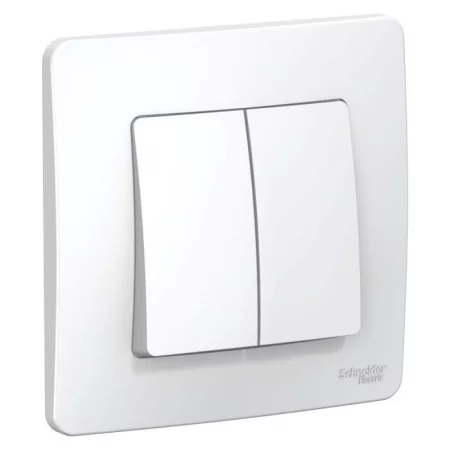 Выключатель 2-кл. СП Blanca 6А IP20 (сх. 5) 250В бел. SE 