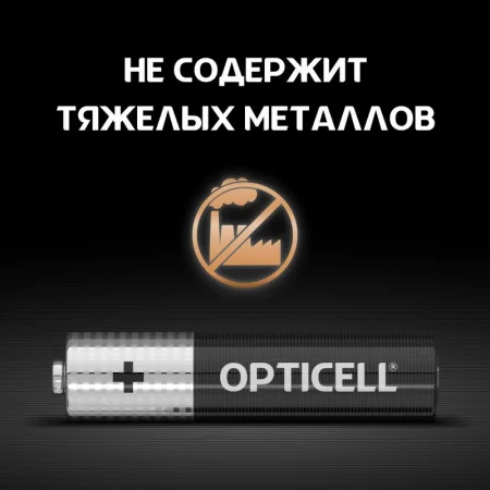 Элемент питания алкалиновый AAA/LR03 (блист. 12шт) Basic Opticell 
