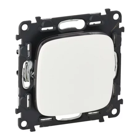 Выключатель 1-кл. СП Valena Allure 10А IP20 250В 10AX с лиц. панелью безвинт. зажимы механизм бел. Leg 