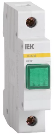 Лампа сигнальная ЛС-47М зел. KARAT IEK 