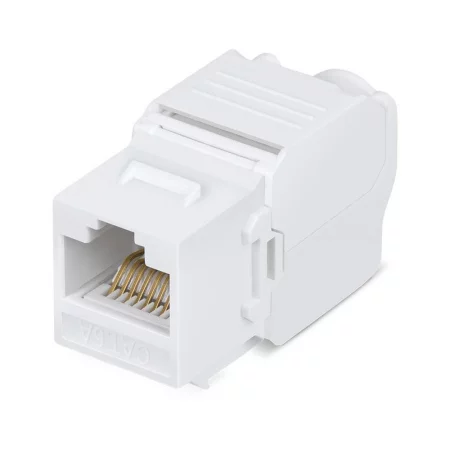 Вставка Keystone Jack RJ45 (8P8C) кат.6A KJ-RJ45-Cat.6A-180-Toolless 180град. без инструмента Toolless бел. Cabeus 
