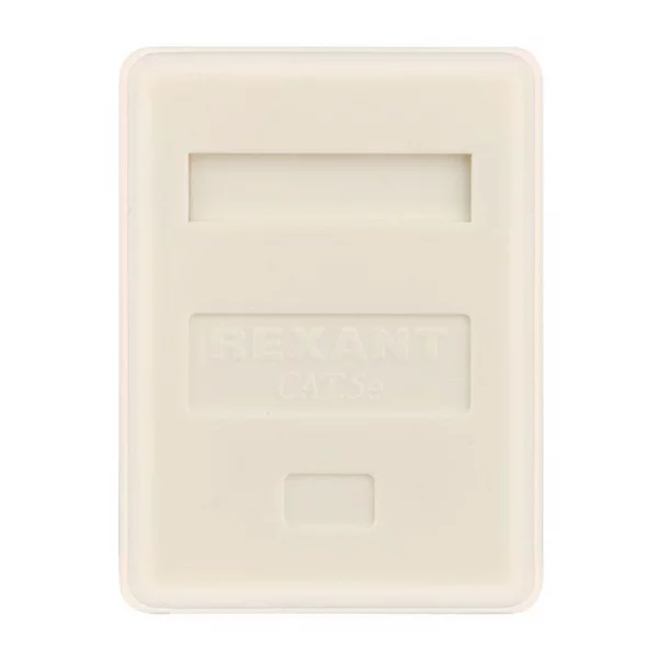 Розетка компьютерная 1-м ОП RJ45 кат.5E UTP неэкранир. бел. Rexant 