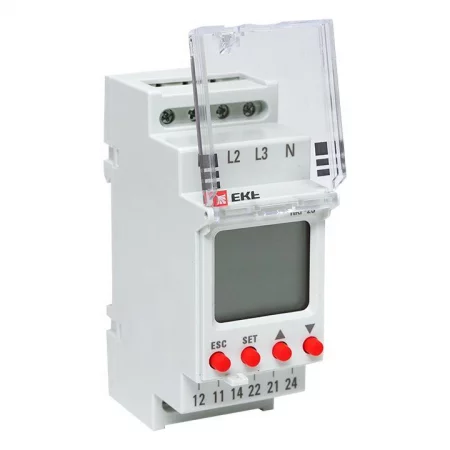 Реле контроля фаз с LCD дисплеем RKF-2S (с нейтралью) EKF 