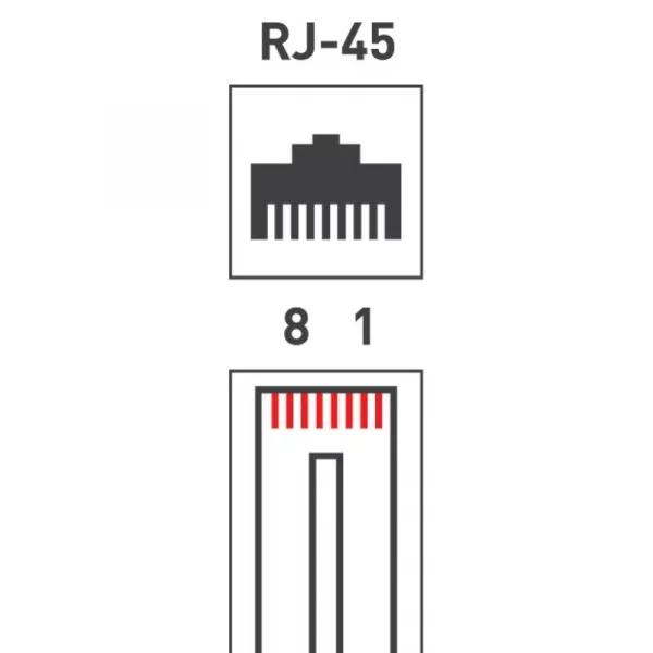 Джек компьютерный RJ45 (8P8C) кат.5E (уп.100шт) Rexant 