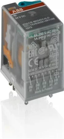 Реле 6А 230В AC 4ПК CR-M230AC4 ABB 