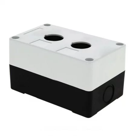 Корпус КП 102 2 кнопки белый EKF 