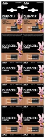 Элемент питания AAA/LR03-2BL Basic 2х10 5011646 (блист.20шт) Duracell 