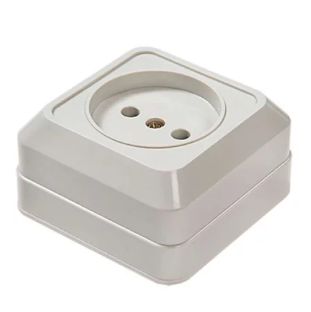 Розетка 1-м ОП Bolleto 7022 16А IP20 бел. ASD / IN HOME 