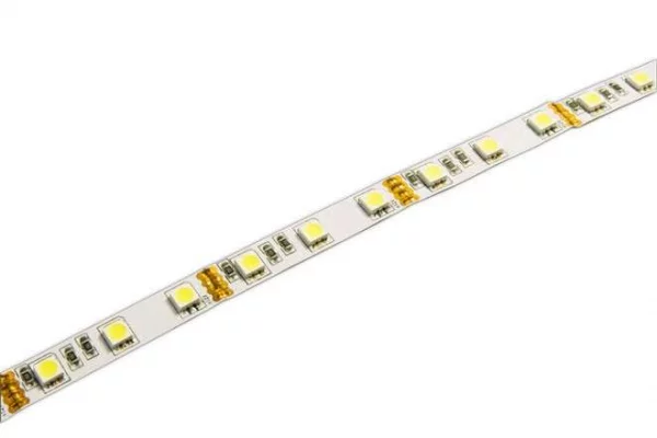 Лента светодиодная PLS 5050/60-12V 14.4Вт/м 3000К тепл. бел. IP20 (уп.5м) JazzWay 