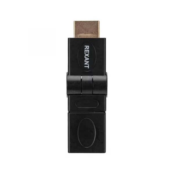 Переходник штекер HDMI - гнездо HDMI поворотный Rexant 