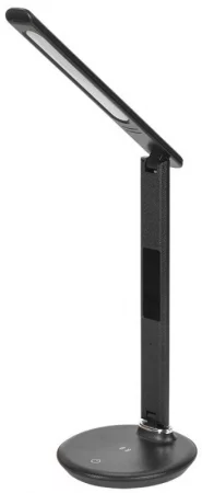 Светильник светодиодный настольный 2011 7Вт QI USB черн. IEK 