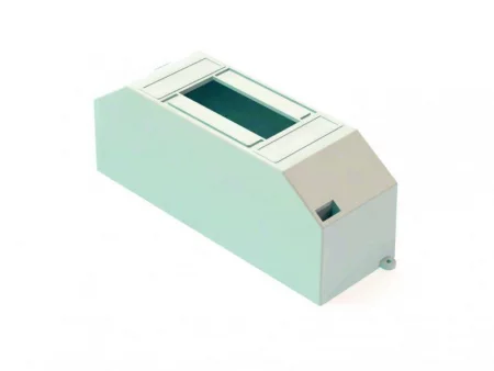 Корпус навесной ЩРН-П-1/2 12.5х4.2х5.8 1-2мод. IP30 пластик. бел. DEKraft 