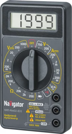Мультиметр 93 587 NMT-Mm02-831 (831) Navigator 