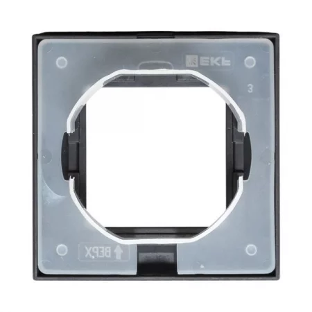 Рамка 1-м Эпика IP44 пластик черн. EKF 