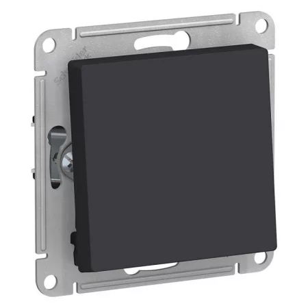Переключатель проходной 1-кл. СП AtlasDesign 10А IP20 (сх. 6) 10AX механизм карбон SE 