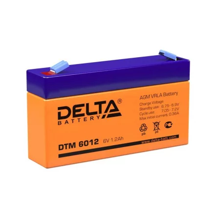 Аккумулятор UPS 6В 1.2А.ч Delta 