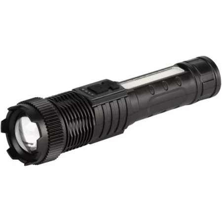 Фонарь светодиодный UA-402 универсальный аккумуляторный 5Вт LED+5Вт COB Zoom 6 режимов маячок клипса USB type-C Эра 