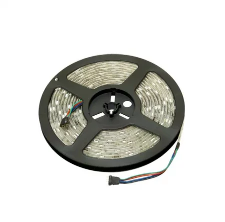 Лента светодиодная PLS 5050/60-12V 14.4Вт/м 6500К холод. бел. IP20 (уп.5м) JazzWay 