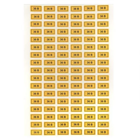Наклейка "36В" 10х15мм EKF 