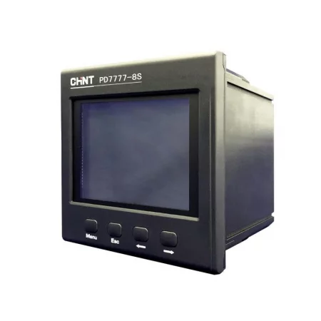 Прибор измерительный многофункциональный PD7777-8S3 3ф 5А RS-485 120х120 LCD дисплей 380В CHINT 