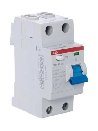 Выключатель дифференциального тока (УЗО) 2п 16А 10мА тип AC F202 ABB 