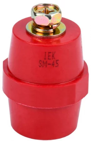 Изолятор SM45 (М8) силовой с болтом IEK 