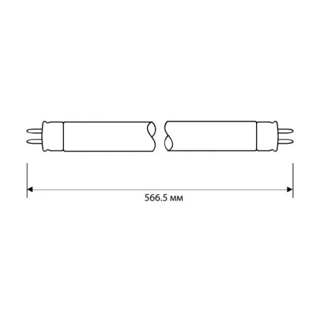 Лампа люминесцентная FT4-20W/54 20Вт T4 6500К G5 Camelion 