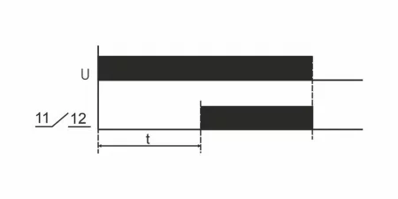 Реле времени PCR-513 8А 230В 1 перекл. IP20 задержка включ. монтаж на DIN-рейке F&F 