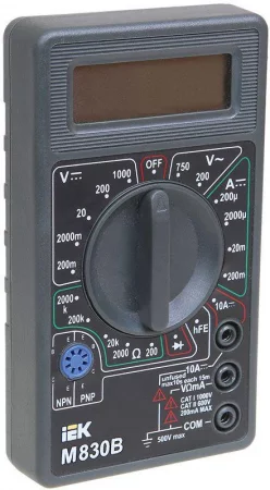 Мультиметр цифровой Universal M830B IEK 