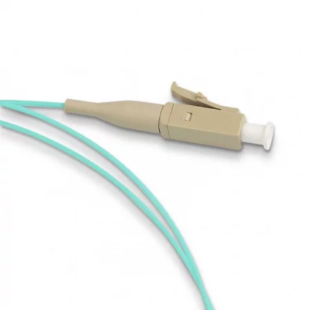 Пигтейл FPT-B9-503-LC/PR-1M-LSZH-AQ (FPT9-503-LC-10G-1M) волоконно-оптический MM 50/125 (OM3) LC 1м LSZH Hyperline 