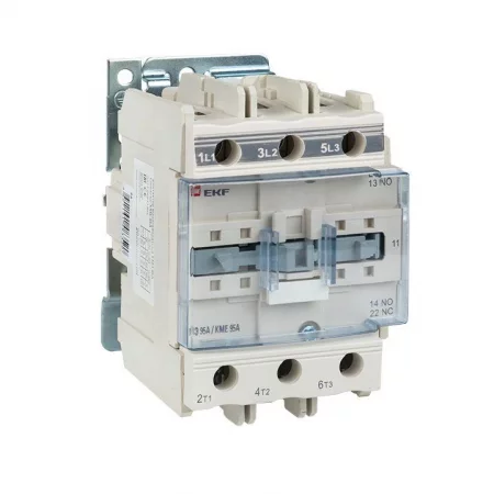 Контактор КМЭ 95А кат. 220В AC 1НО+1НЗ EKF 