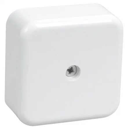 Коробка распаячная ОП 50х50х20 IP20 КМ41206-01 (4 клем. 3кв.мм) бел. IEK 