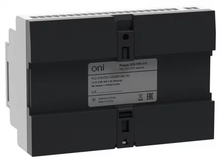 Модуль ЦПУ ПЛК 410 14 DI 8 RO 220В AC с Ethernet портом без экрана ONI 