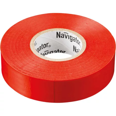 Изолента ПВХ 15мм (рул.20м) красн. NIT-B15-20/R Navigator 